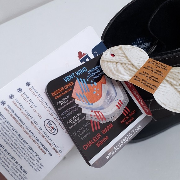 Pajar Canada -40C Waterproof Boots Mens Size 10 M Brown Wool Blend - Picture 7 of 16